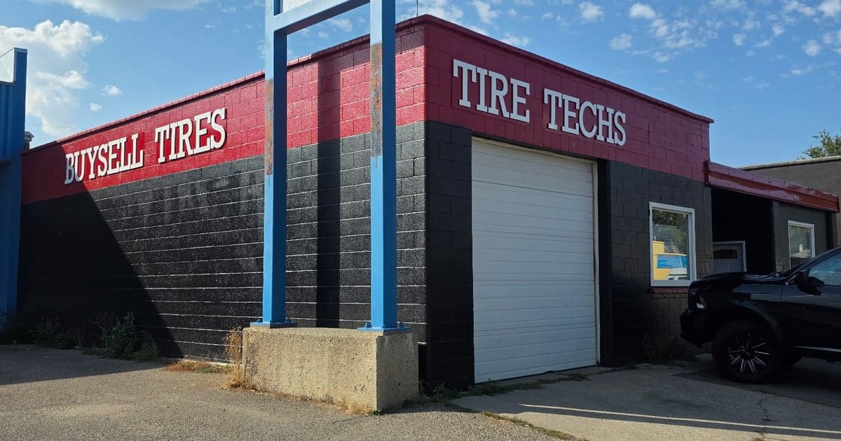 BuySell Tires shop exterior in Lethbridge, AB